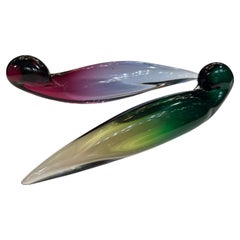 Ducks Murano, 1970, Italian, Sing Salviati & C, Sommerso technique