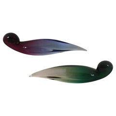 Ducks Murano, 1970, Italian, Sing Salviati & C, Sommerso technique