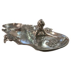 Visiting Card Tray, German, Jugendstil, Art Nouveau, Liberty, 1900, WMF