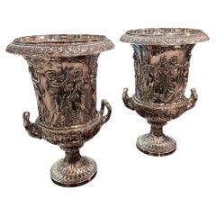 Pair of Champagne Coolers, Art Nouveau, Jugendstil, Liberty, 1859, Sign: Wmf