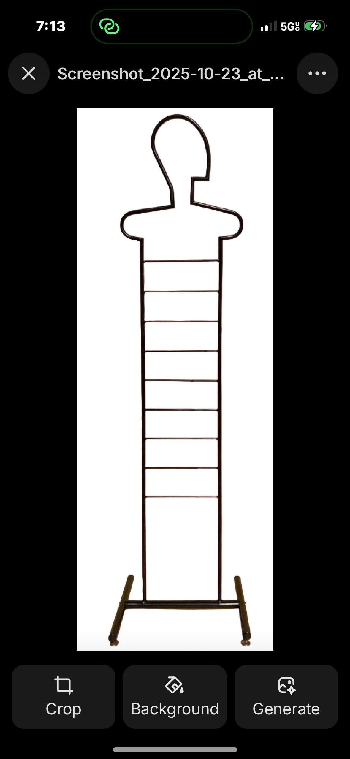 Unknown Vintage Postmodern Figural Valet Stand/Coat Rack For Sale