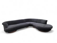 Postmodernes 3-teiliges Sofa aus Serpentinen von Weiman, Postmodern