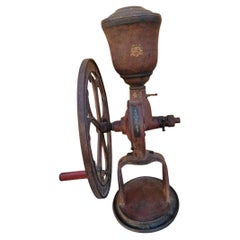 Antique Cast Iron Elgin National Coffee Mill Grinder #40