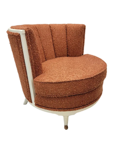 Art Deco Club Chairs Newly Restored & Fully Upholstered - Pair