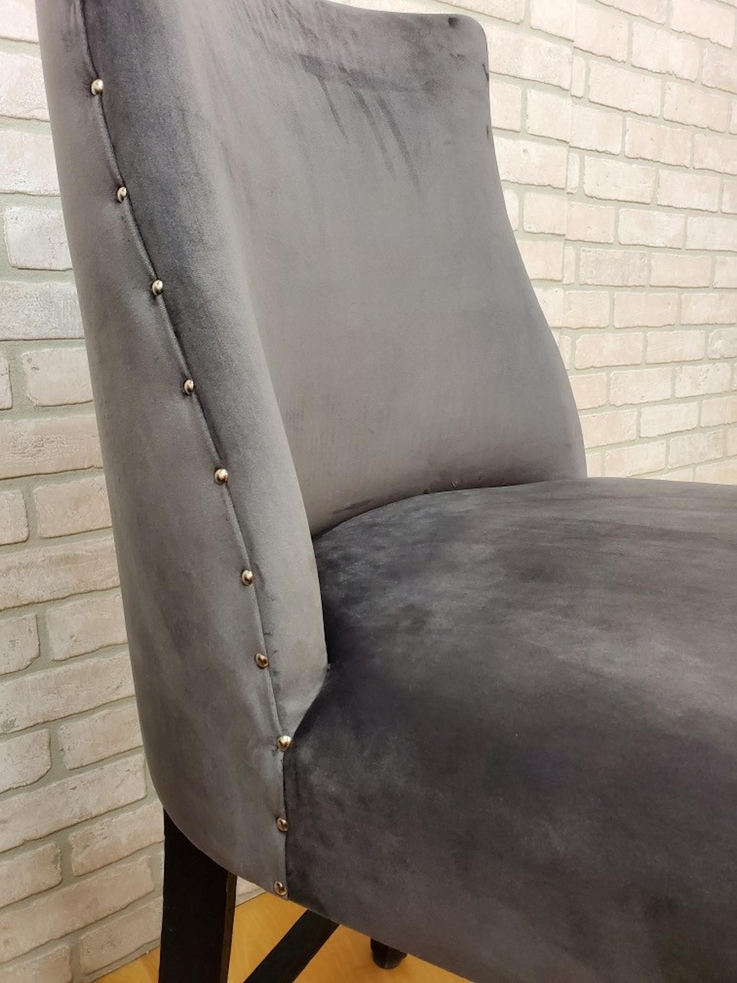 Restoration Hardware Französisch Hocker in Barrelback neu gepolstert - Satz von 3 im Angebot 6