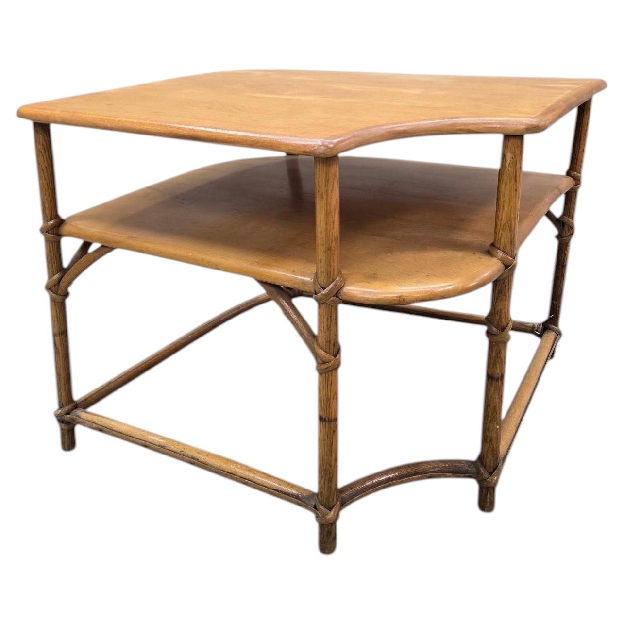 MCM Coastal Corner Table by Heywood Wakefield For Sale