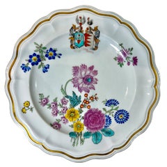 18th Century Chinese Export Famille Rose Armorial Plates