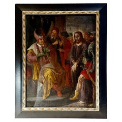 Late 16th or Early 17th Century Flemish School Oil On Panel