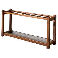 Long 19th century pine stick stand