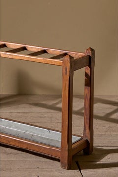 Long 19th century pine stick stand