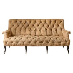 2.1m Napoleon III Buttoned back and seat sofa