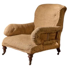 Large proportioned 19th century Grafton style armchair