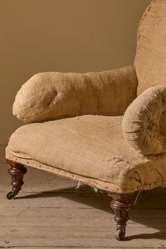 Large proportioned 19th century Grafton style armchair