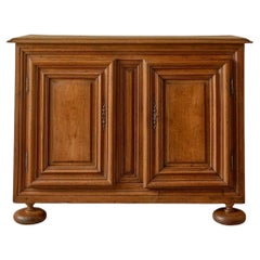 18th century Dutch oak two door cupboard
