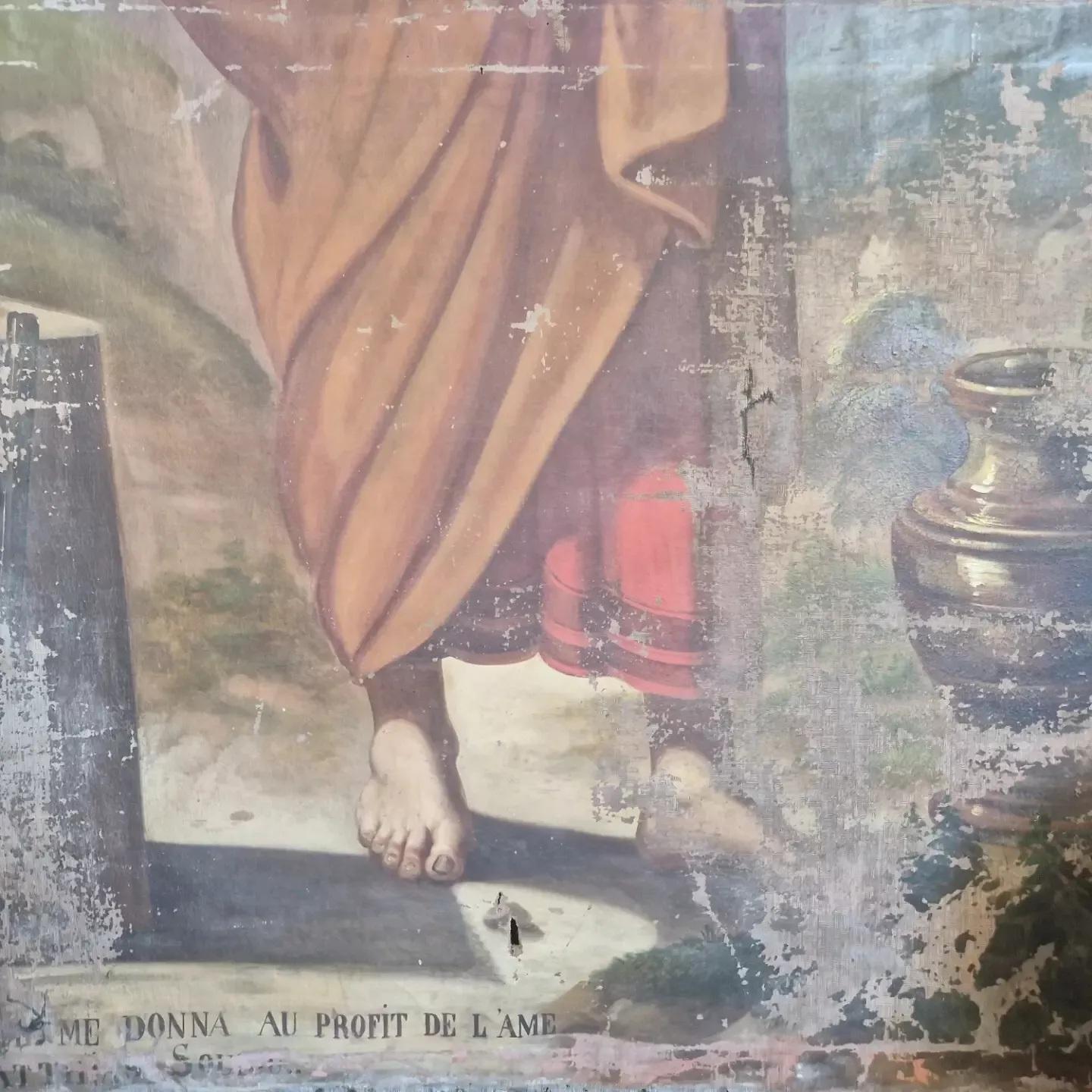Großes Ölgemälde des 18. Jahrhunderts, Saint Matthias der Apostel, Apostle im Angebot 3