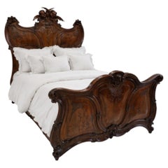 Antique Art Deco Italian Liberty Bedroom Set Baroque Chateau Furniture