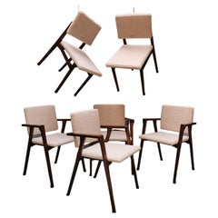 Ensemble de 4 chaises Luisa et 2 chaises Luisella, Franco Albini, Poggi 