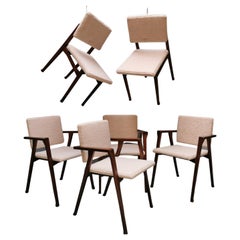 Set of 4 Luisa Chair e 2 Luisella Chair, Franco Albini, Poggi