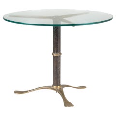 Couchtisch aus Marmor und Messing, Angelo Lelii, 1950