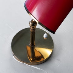 Adjustable brass table lamp