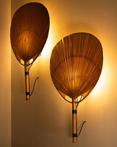 Ingo Maurer, Uchiwa Design M Wandleuchte, 1970, 2er-Set