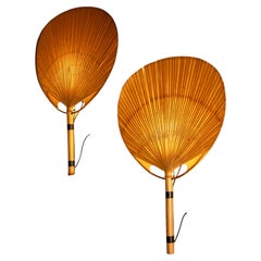 Ingo Maurer, Uchiwa Design M Wandleuchte, 1970, 2er-Set