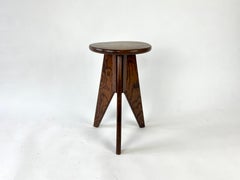French modernist Stool / Side Table, c.1940-50