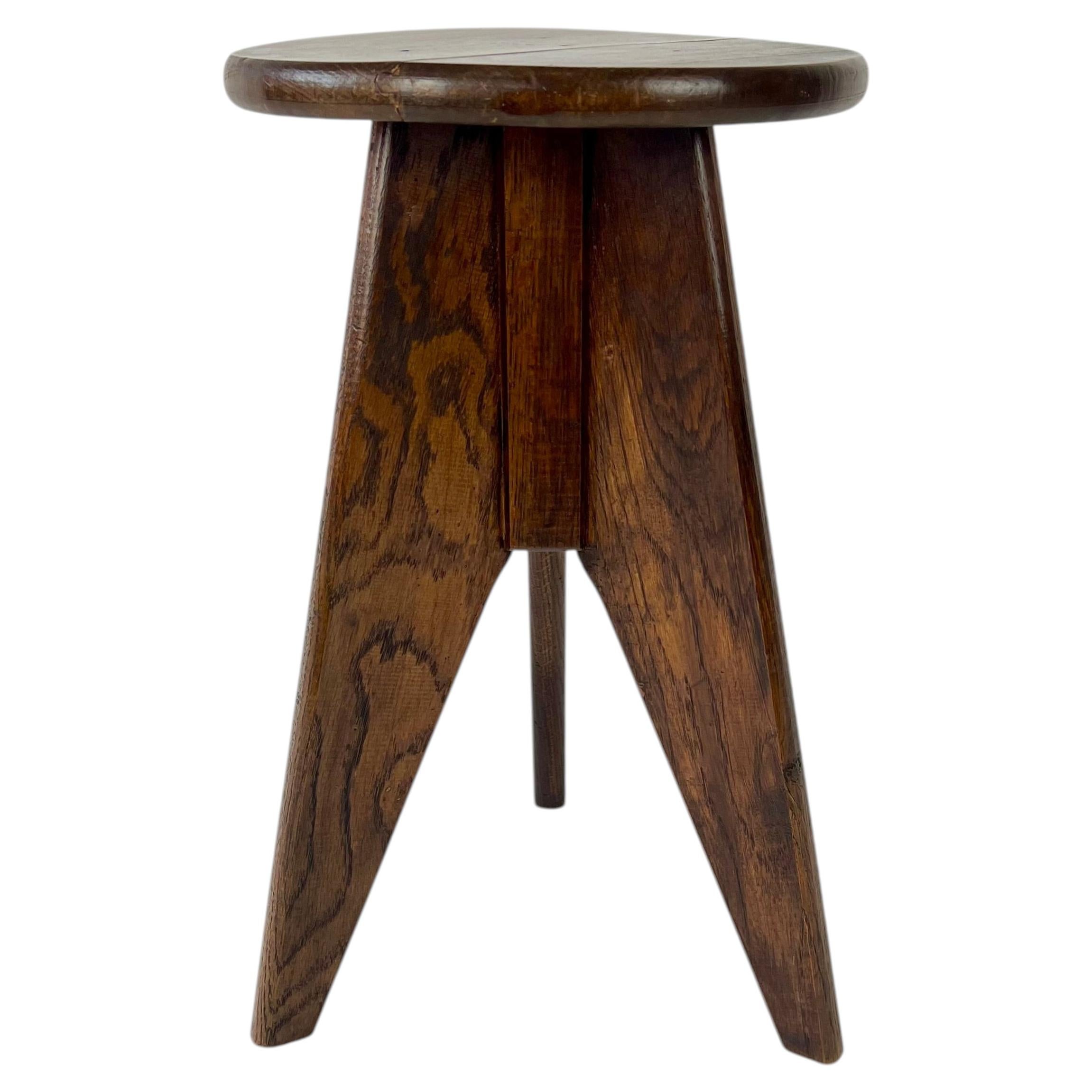 Tabouret / Table d'appoint moderniste français, vers 1940-1950 en vente