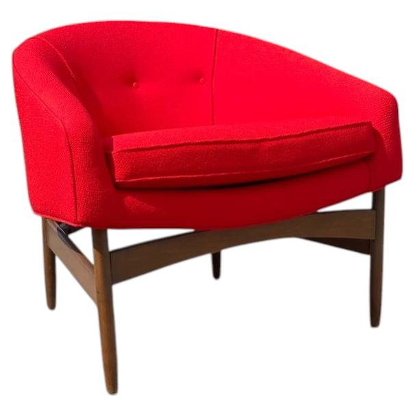 „Mid Century Barrel Chair“ von Lawrence Peabody im Angebot