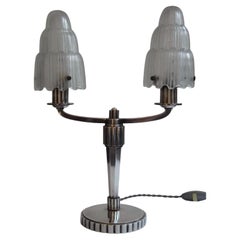 Art Déco Table Lamps by Marius-Ernest Sabino. France 1928
