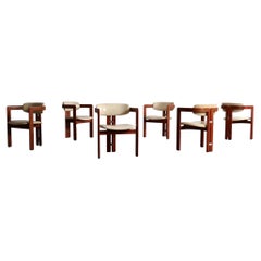 Augusto Savini Pamplona Chairs For Pozzi Italy 1965, Set Of 6