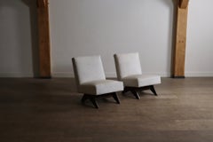 Coppia di sedie “Fireside” di Pierre Jeanneret, modello n. PJ-SI-36-A