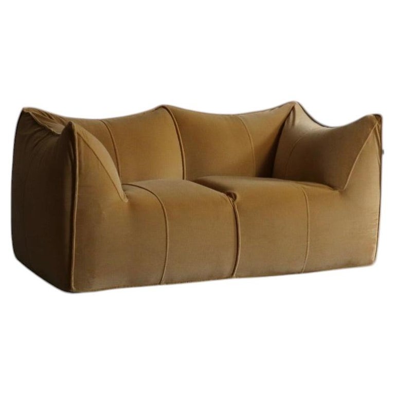 B&B Italia, Mario Bellini Le Bambole sofa in velvet By Mario Bellini For B&B Italia, 1970s
