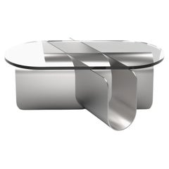 Tavolino Joint di Cadenza, CIRCLE, Alluminio, Realizzato su ordinazione