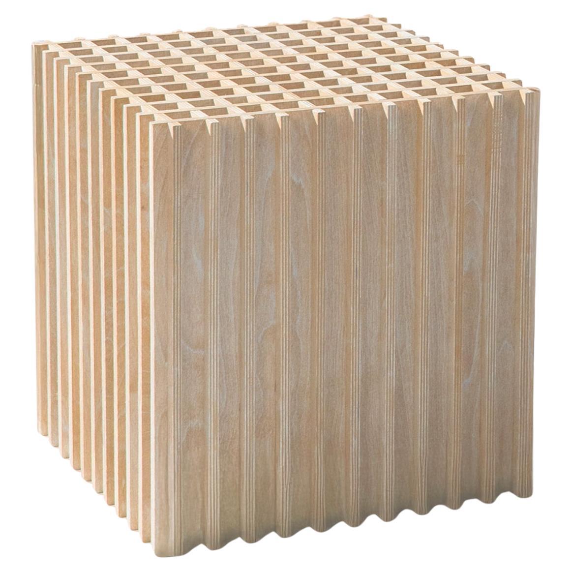 Quadro Side Table & More, Inspired by Grid System, Natural For Sale