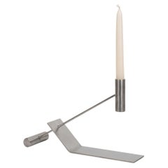 Pivot Candle Holder - Balancing Figure in Stainless Steel