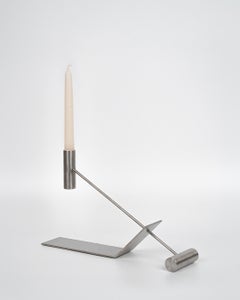 Pivot Candle Holder - Balancing Figure in Stainless Steel