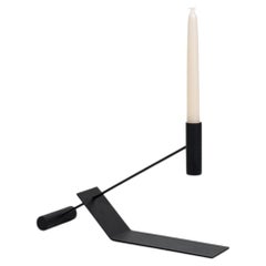 Pivot Candle Holder - Balancing Figure in Black