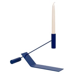 Pivot Candle Holder - Balancing Figure in Cobalt Blue