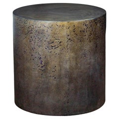 Concrete Cylinder, Rubbed Espresso by Dylan Myers