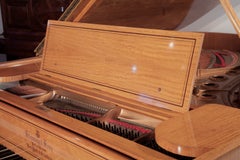 Steinway Model B Grand Piano Satinwood Stringing Inlay Gate Legs Restored