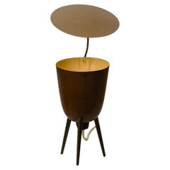 Unique table lamp by Karen and Ebbe Clemmensen Denmark 1960s