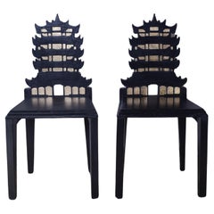 Pair Of Cosimo De Vita Pagoda Chairs
