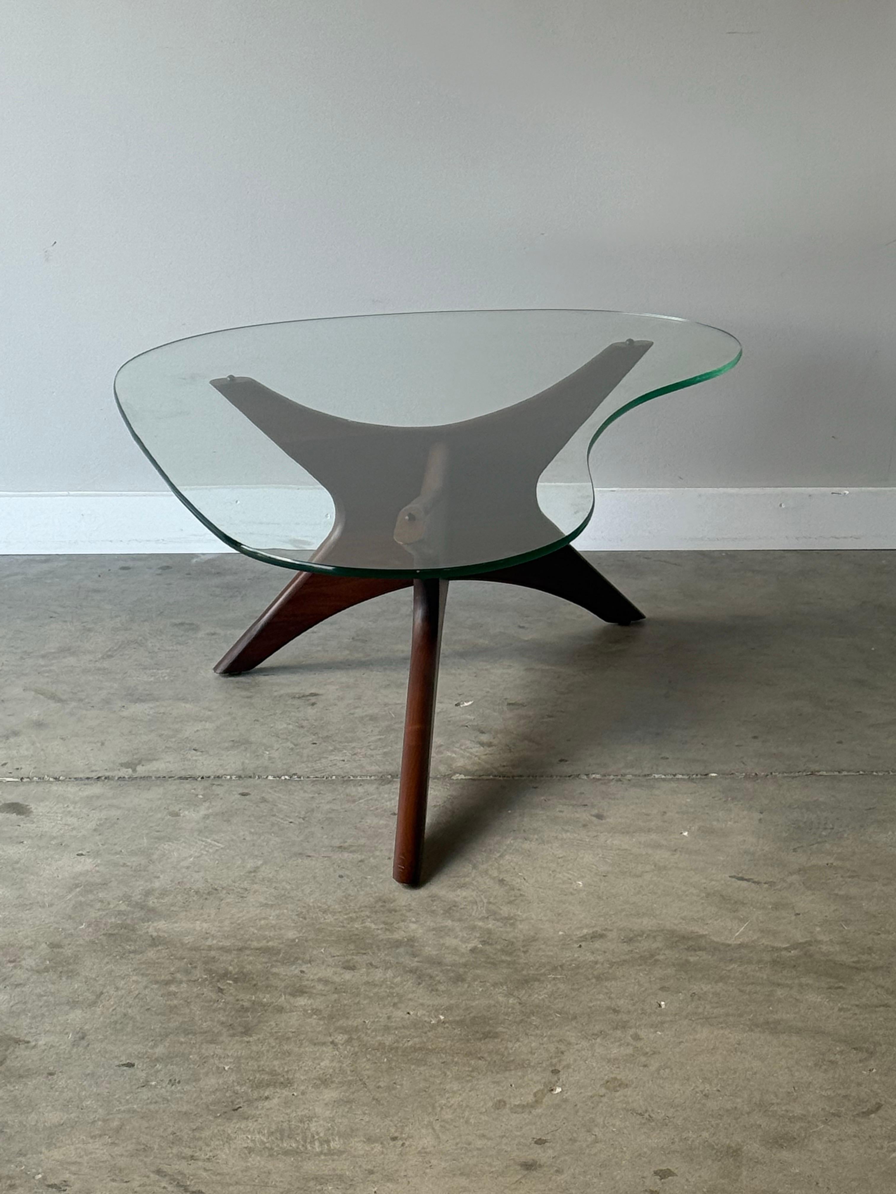 American Mid-Century Modern Kidney Coffee Table by Adrian Pearsall For Sale