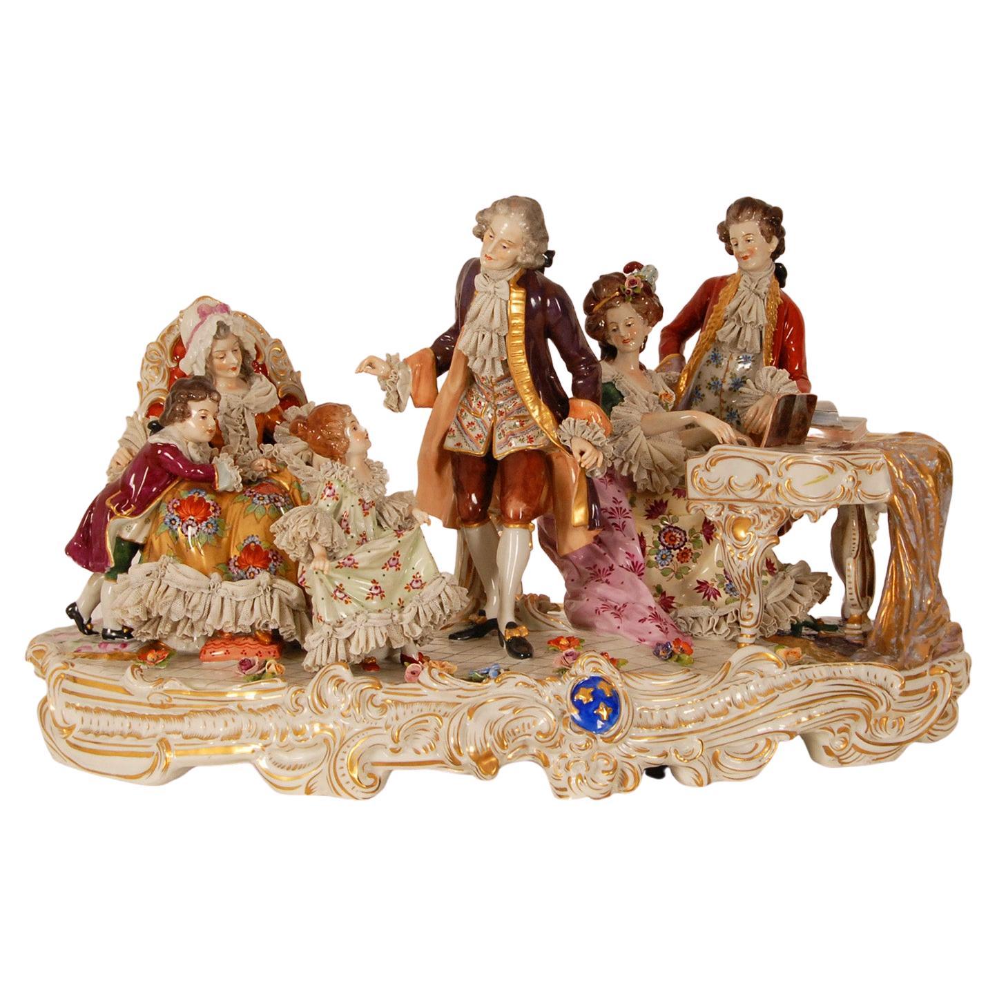 Midcentury Wallendorf Porcelain Figurine Depicting Figure Skater Sonja