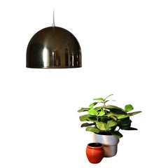 Lampada svedese in metallo dorato