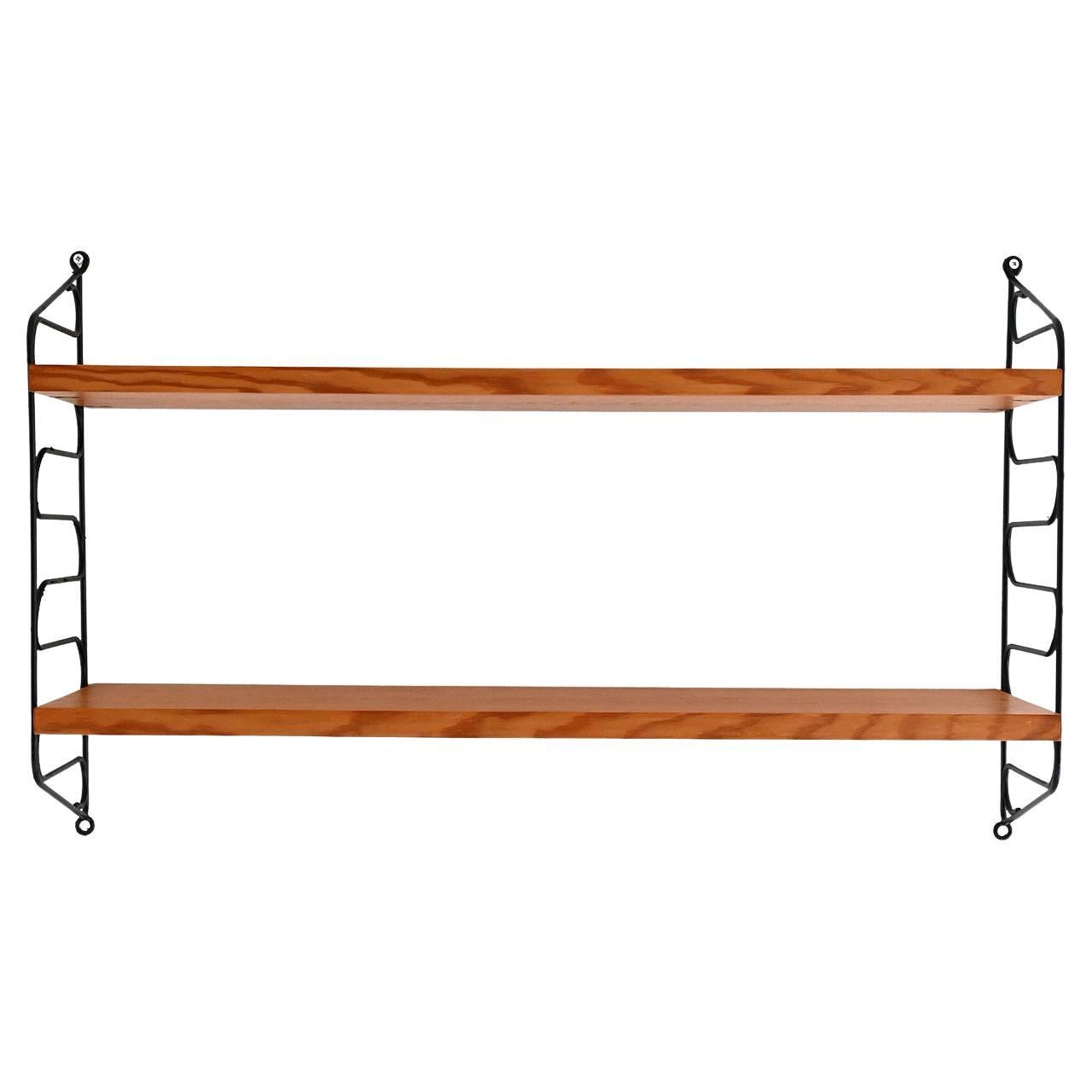 Mensola Hylla scandinava anni ’60 in teak