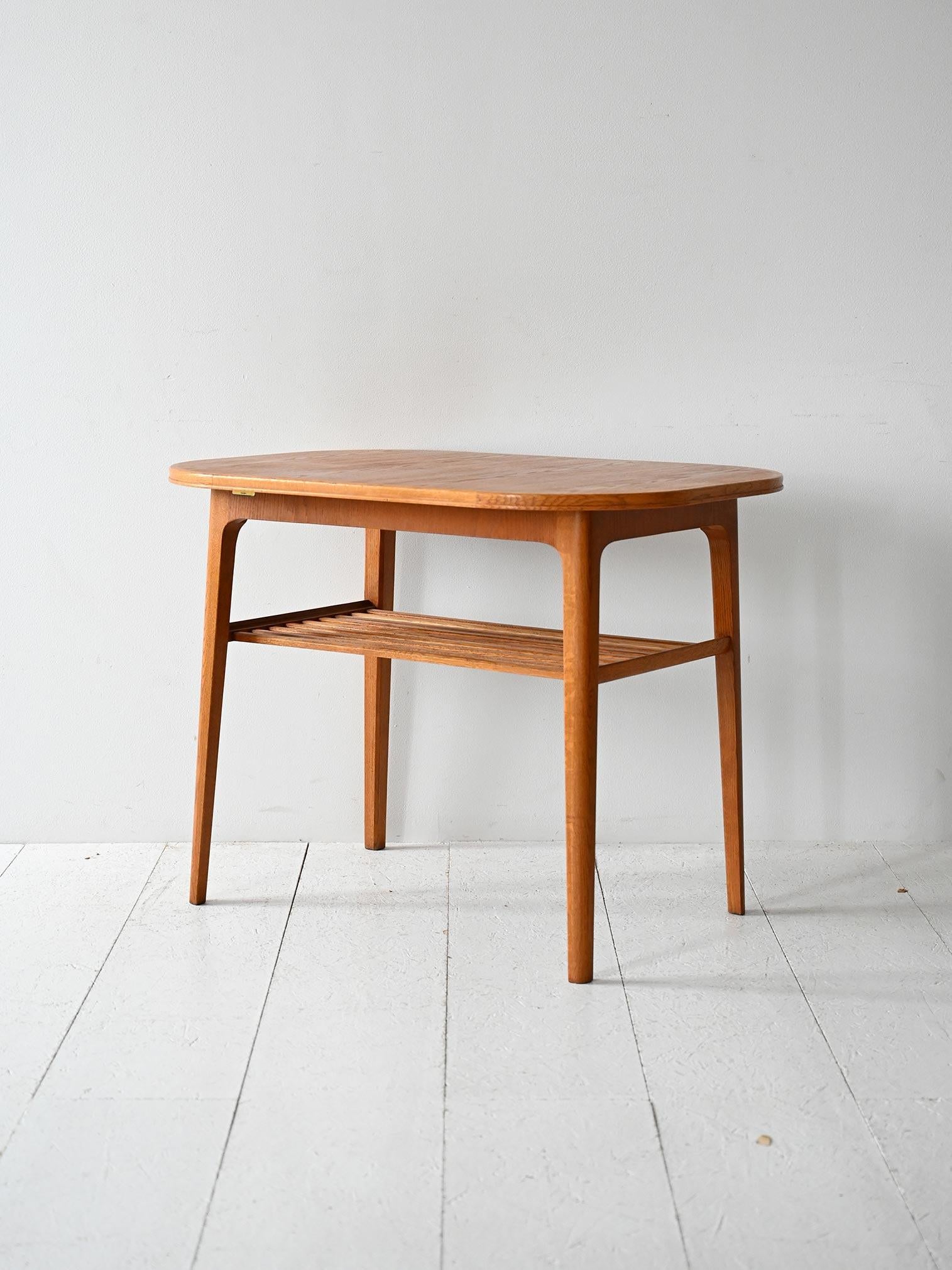 Scandinave moderne Tavolino da salotto scandinavo anni 60 in rovere en vente