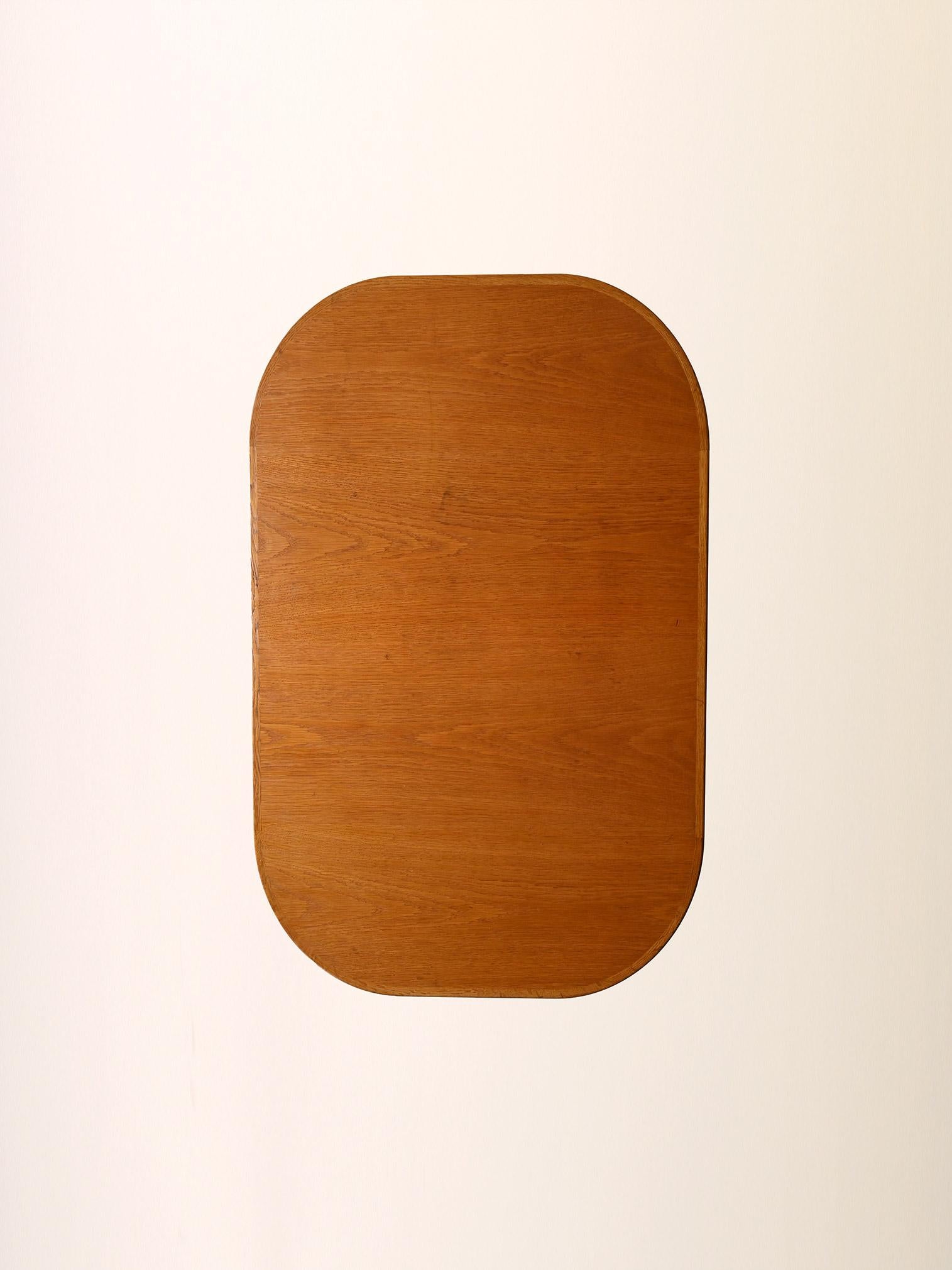 Tavolino da salotto scandinavo anni 60 in rovere en vente 1