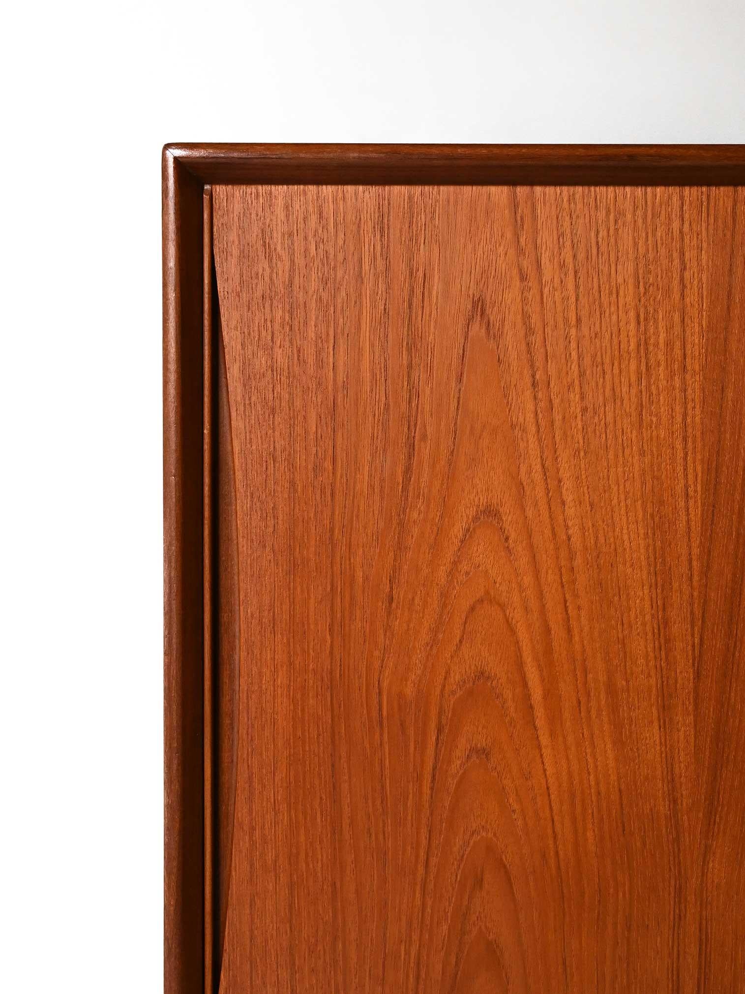 Sideboard scandinavo vintage in teak anni '60 en venta 1